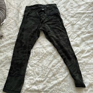Lululemon Army Print Leggings